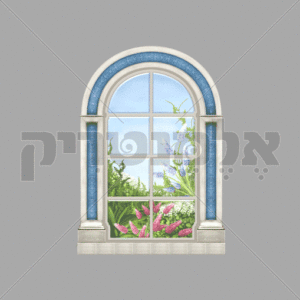 חלון וצמחיה