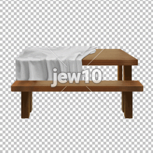 שולחן וספסל