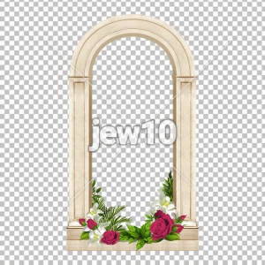 חלון ופרחים