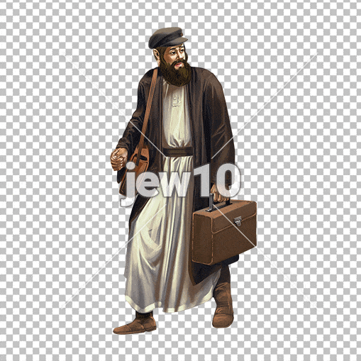 יהודי עם מזוודה